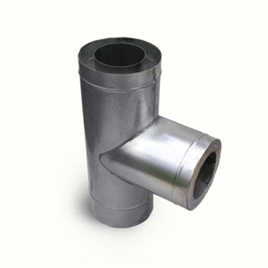 Тройник d=115/200  нерж-оцин 0,5 мм СП