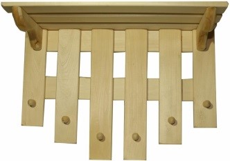 Полка-вешалка 6 крючков (П)