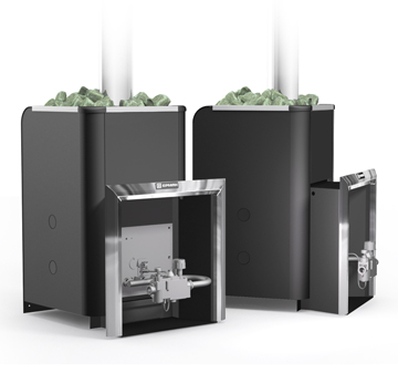 Печь банная Уралочка 24 Н газо-дровяная