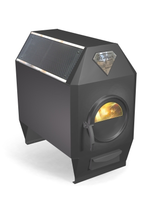 Печь отопительная Stoker TERMO 300-C (стекло) – длительного горения 