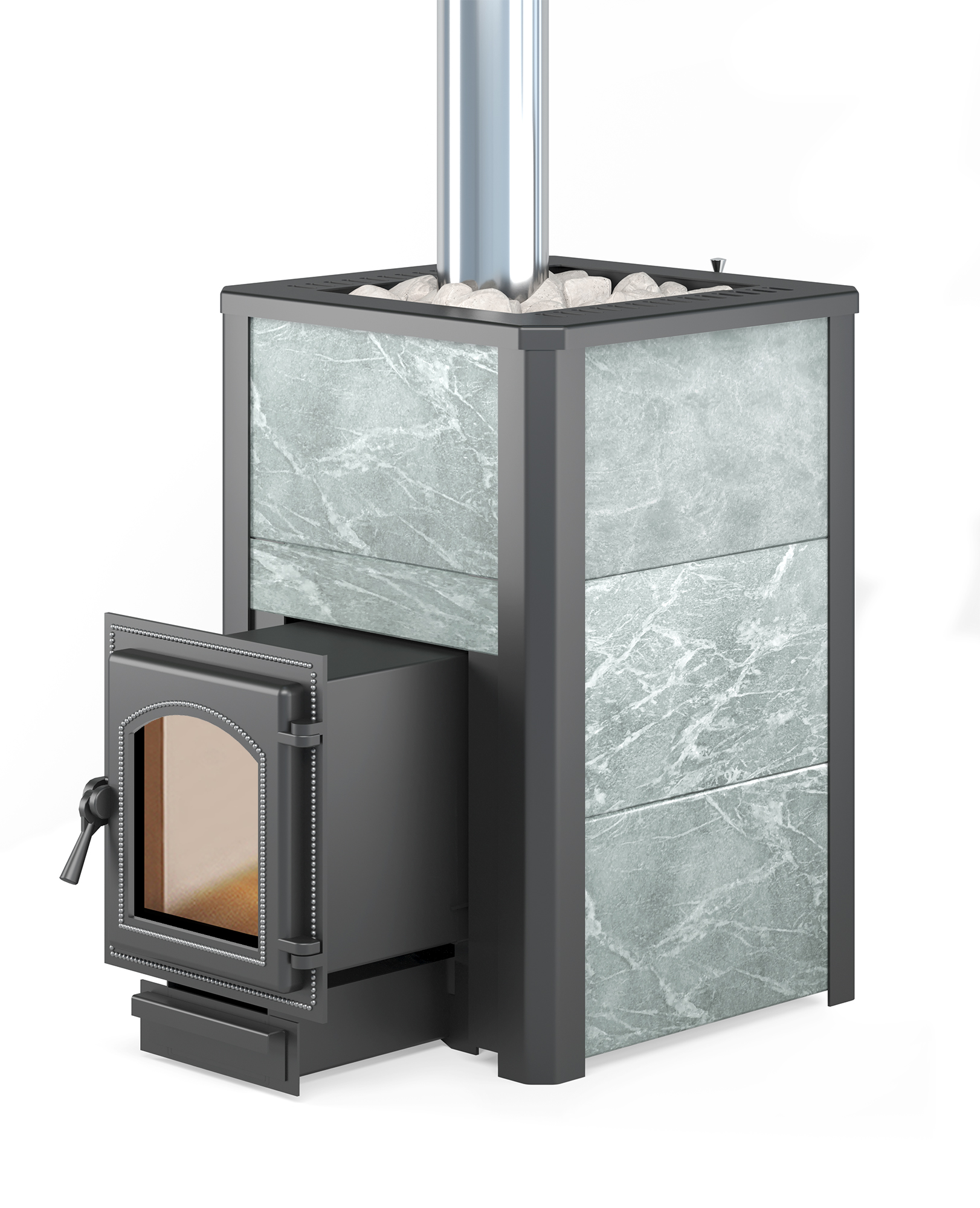 Банная печь ВЕЗУВИЙ ЛЕГЕНДА 22 (270) ТАЛЬКОХЛОРИТ