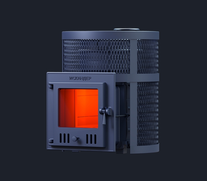 Печь банная Искандер ЗК 14 (M) Ураган