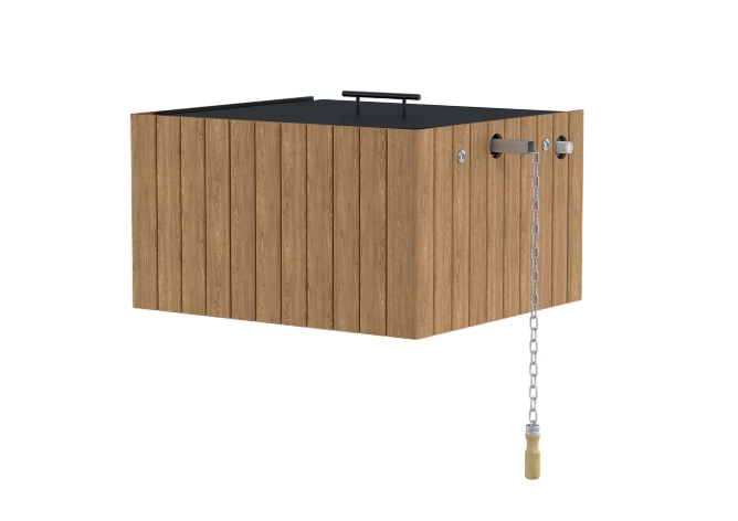 Обливное устройство EVEREST WOOD "ДУБ" 35л