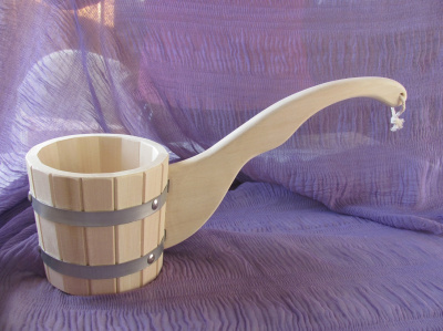 Ковш-черпак КЧ №2 /1 наборный, 1л (с нерж. обод)