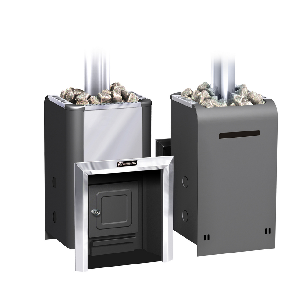 Печь банная Уралочка 16-Н газо-дровяная