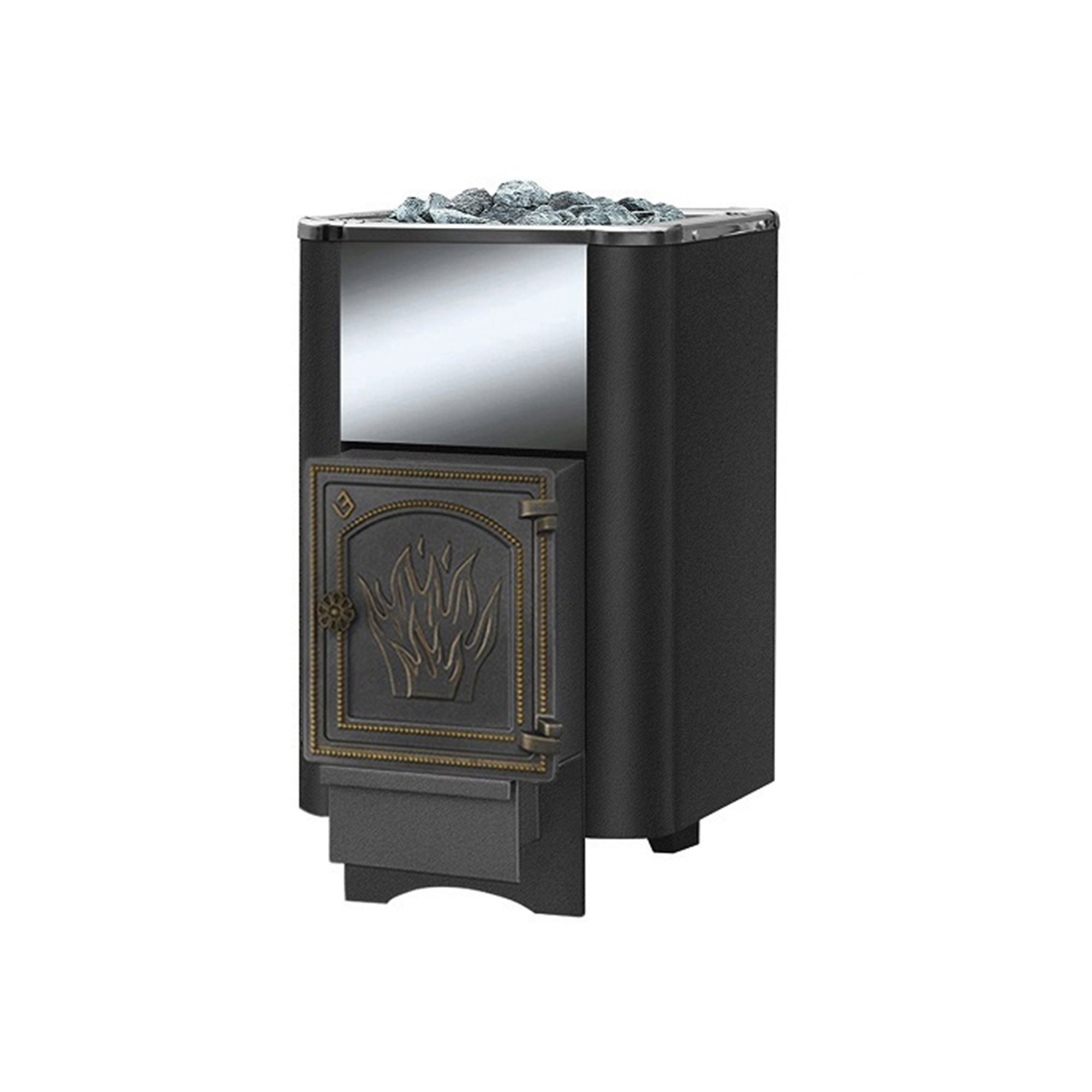 Печь ВЕЗУВИЙ Сенсация 16 Антрацит (ДТ-4) без выноса