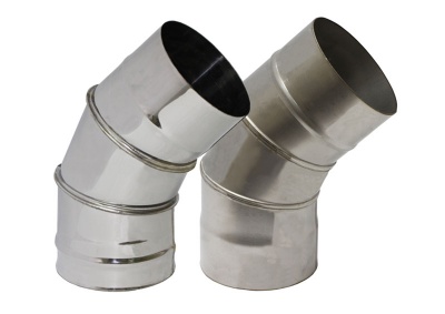 Колено G=45 d=200 нерж 1 мм МК