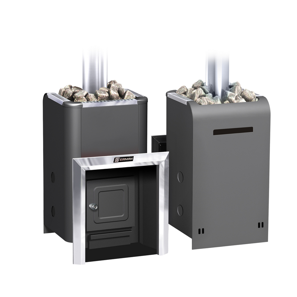 Печь банная Уралочка-24  газо-дровяная 