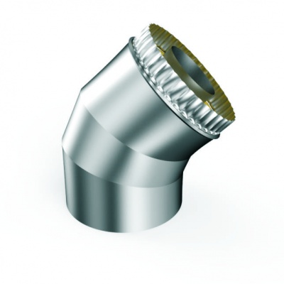 Колено G=45 d=200/270 нерж/оцин 1мм МП