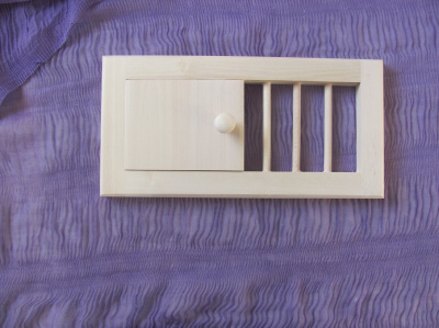 Решетка вентиляционная малая с задвижкой