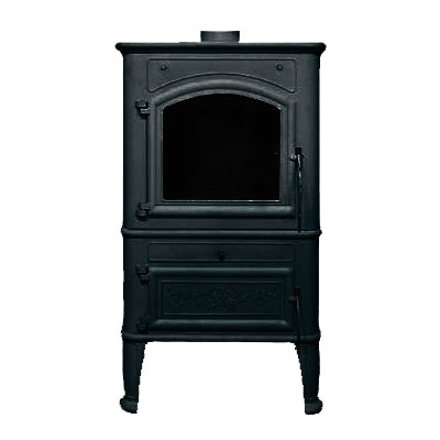 Печь CANARIA LUX, черная (Liseo)