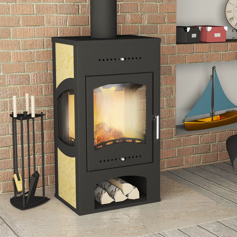 Печь-камин Варта 3D