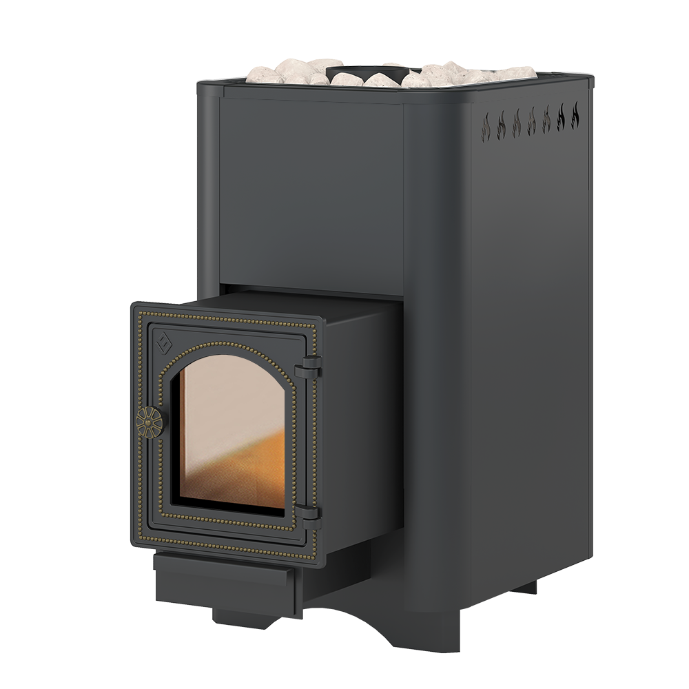  Печь ВЕЗУВИЙ Русичъ Антрацит 22 (ДТ-4С)