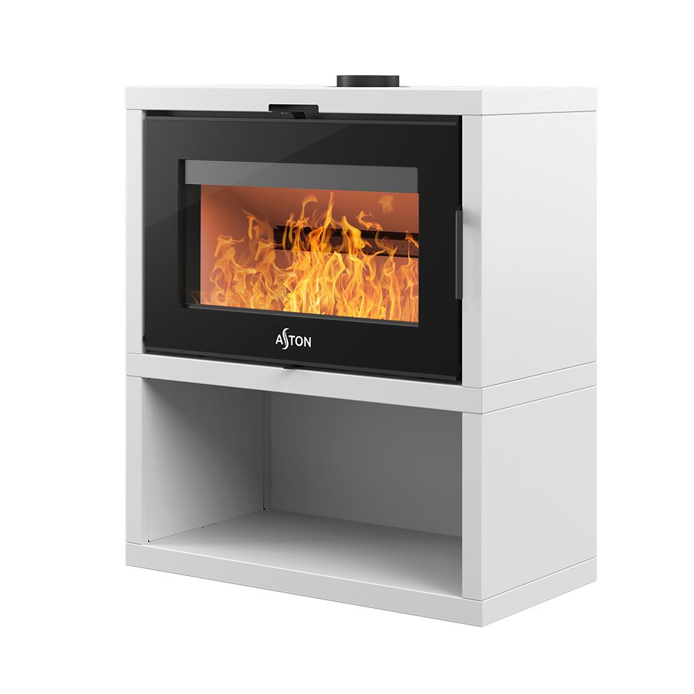 Печь-Камин ASTON "SENATOR WHITE" Ø 150мм