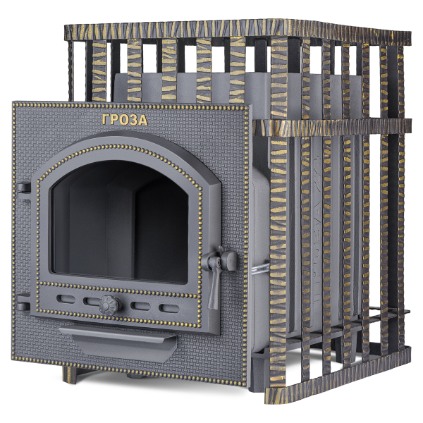 Печь банная Гроза 24 (П) в сетке