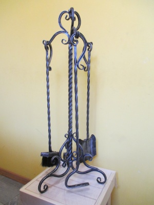 Кор - Набор каминный   НК-10 (серебро)