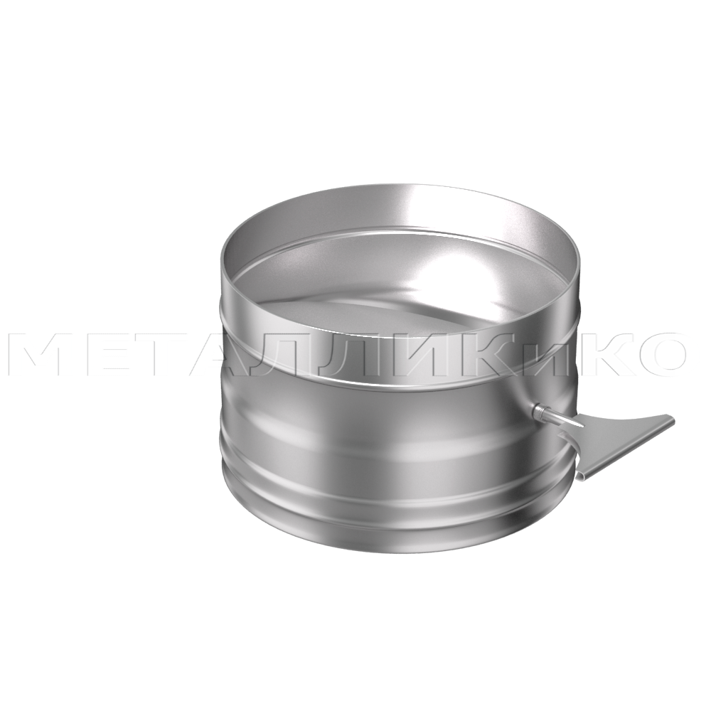 Шибер d=130мм нерж 1 мм МК