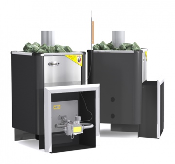 Печь банная Уралочка 20 Н газо-дровяная