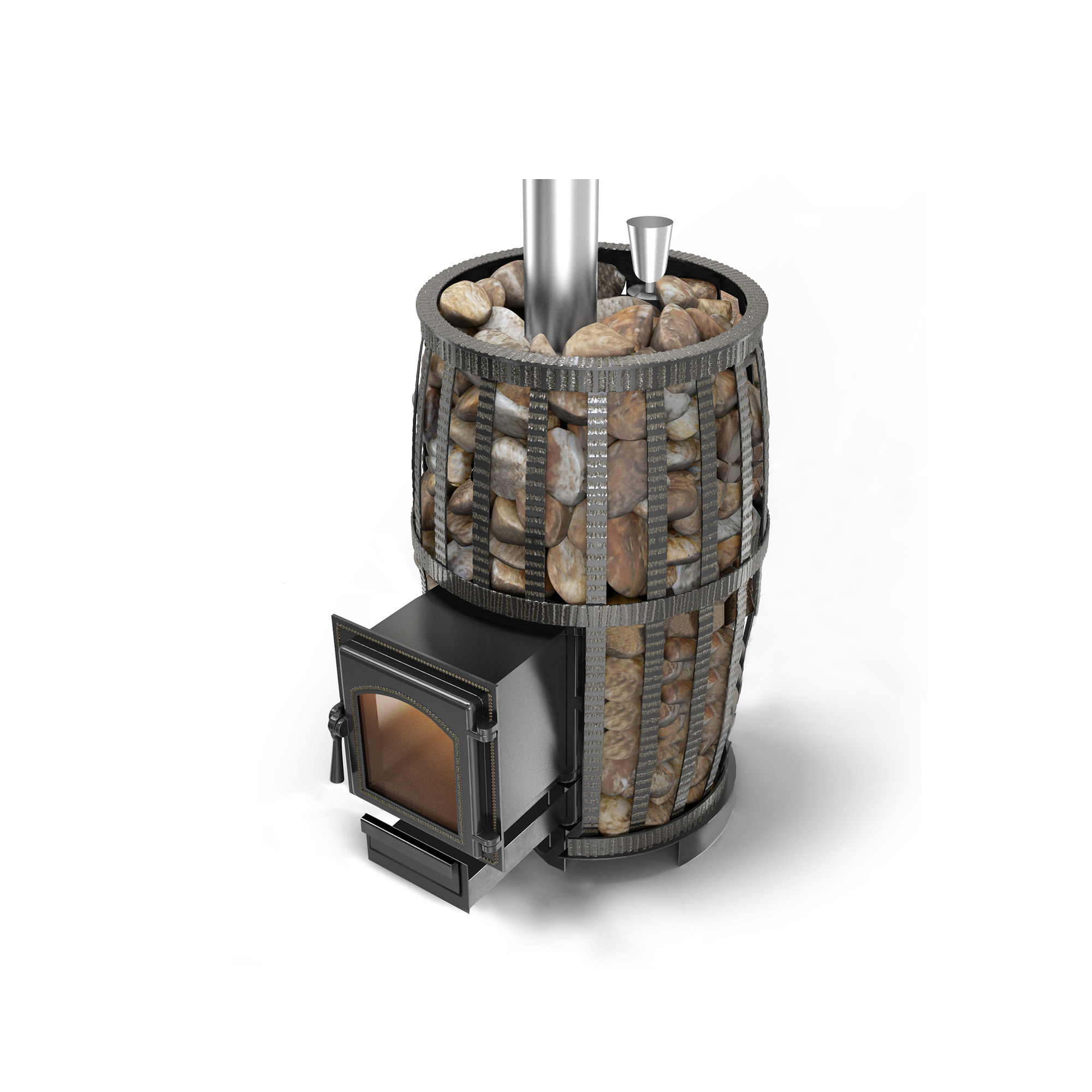 Печь ВЕЗУВИЙ Легенда Русский пар Ковка 30 (270)