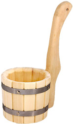 Ковш-черпак КЧ - №4 наборный1л (с нерж. обод)