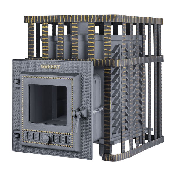 Печь банная Гефест GFS ЗК 18 (М) в сетке 