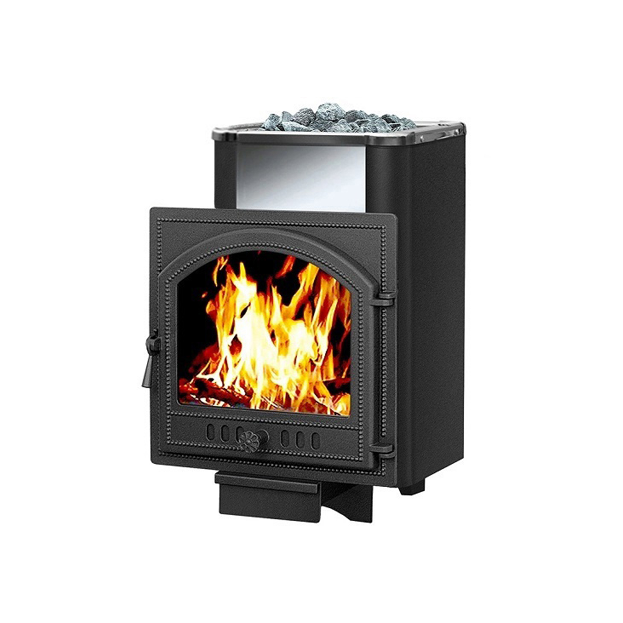 Печь ВЕЗУВИЙ Сенсация 28 Антрацит (205)