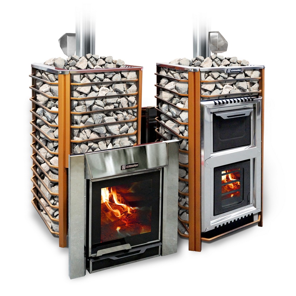 Печь банная ERMAK 30 СЕТКА ЛЮКС (сталь)