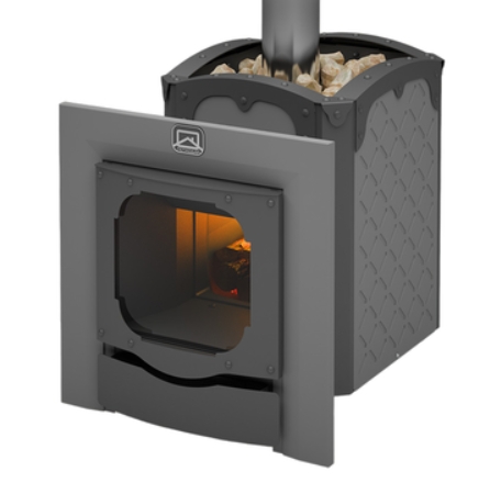 Печь для бани Былина-сетка 12 Ч Панорама (1.2)