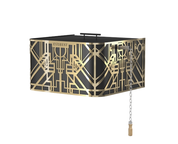 Обливное устройство EVEREST BLACK "GALAXY" GOLD 35л