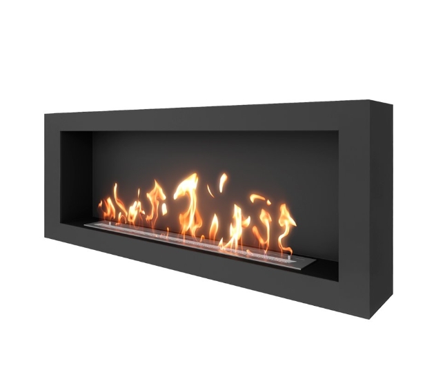 Биокамин SteelHeat WALL ONE 1400 черный