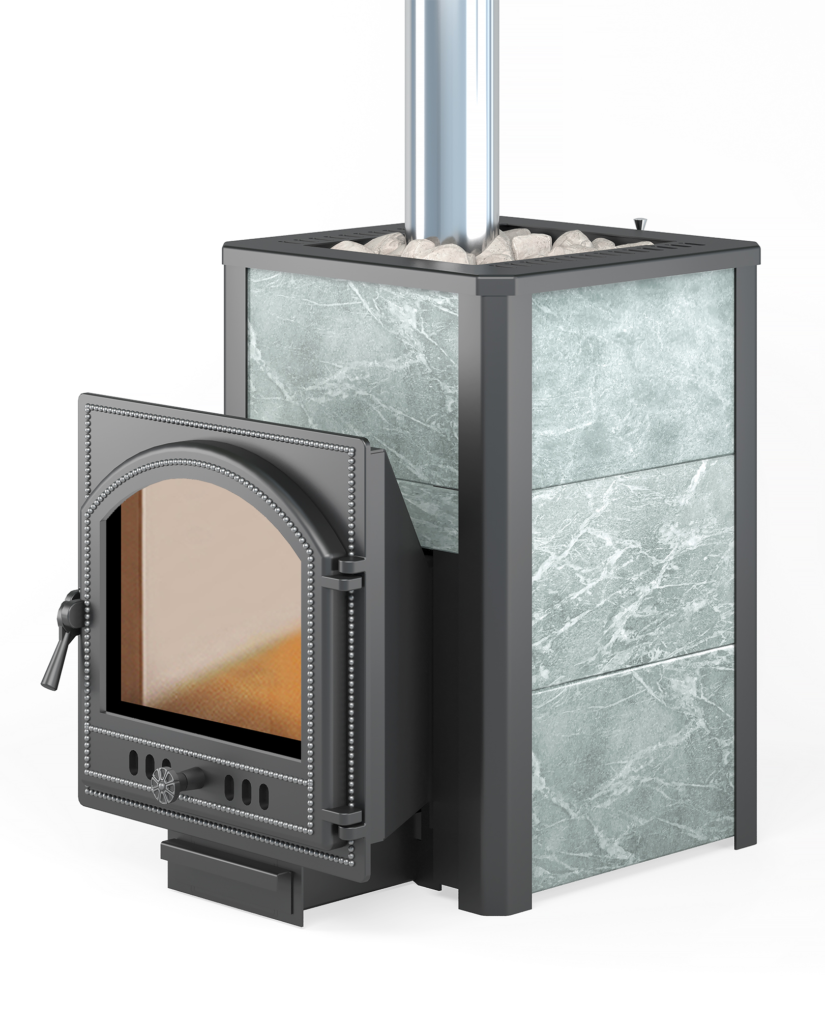 Банная печь ВЕЗУВИЙ ЛЕГЕНДА 22 (205) ТАЛЬКОХЛОРИТ