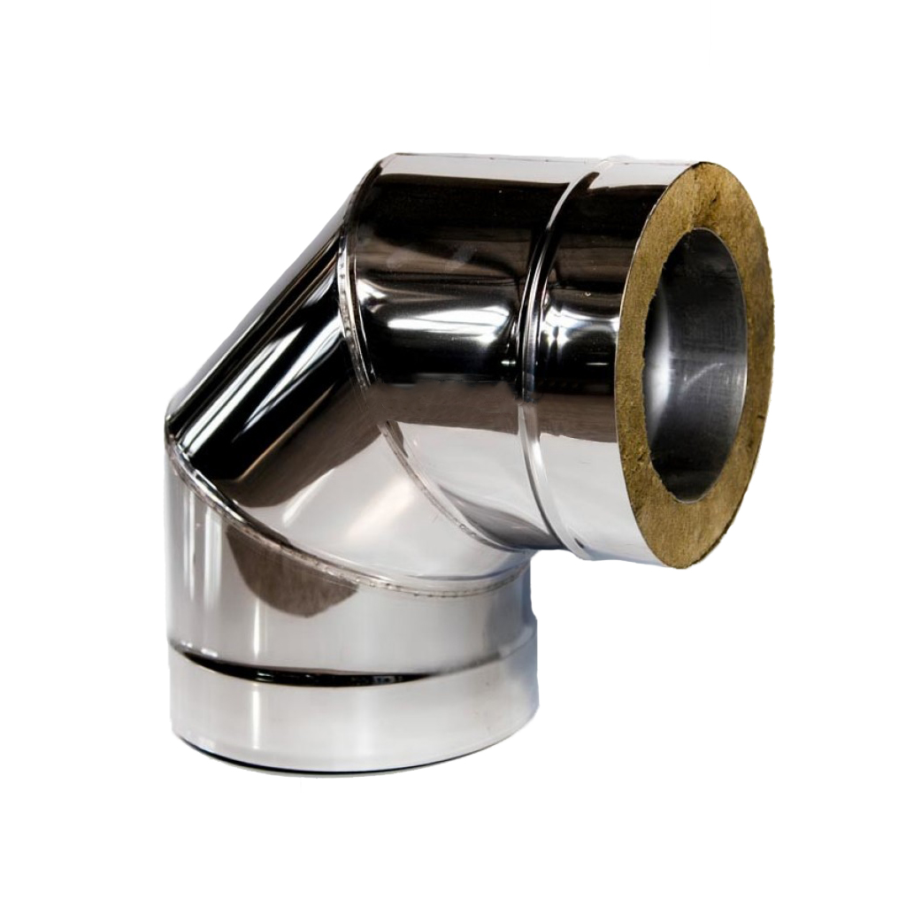 Колено G=90 d=150/220 нерж/нерж 1мм МП