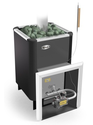 Печь банная Уралочка 20  газо-дровяная 