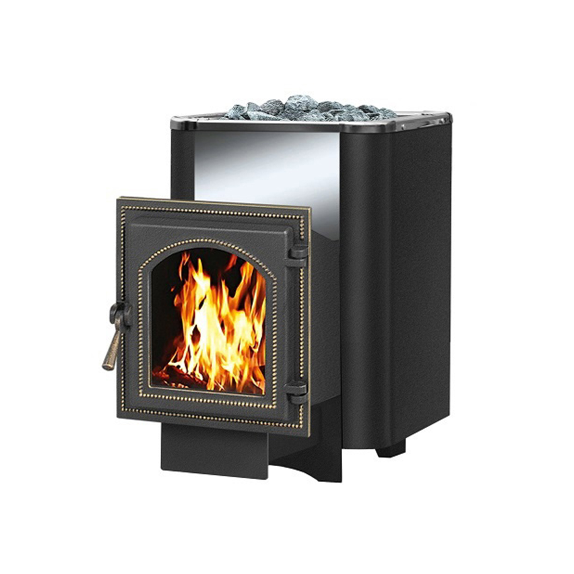 Печь ВЕЗУВИЙ Сенсация 12 Антрацит (220)