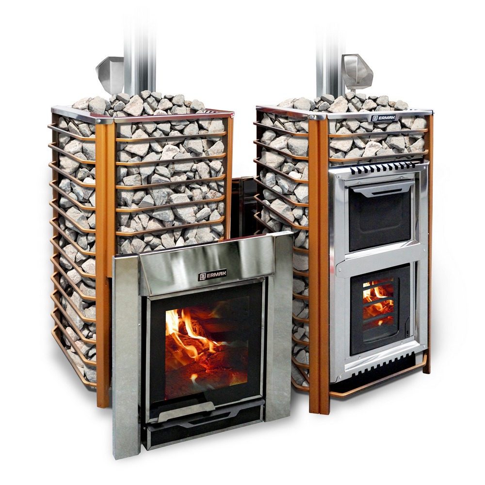 Печь банная ERMAK 36 Сетка Люкс (нержавейка)