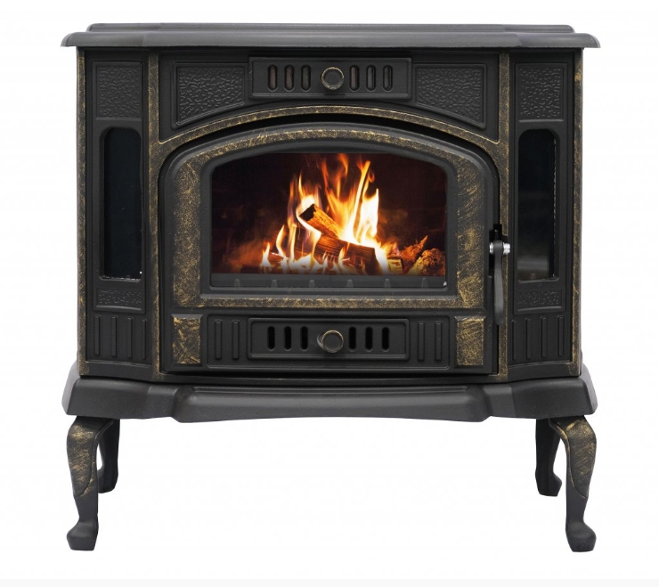 Печь-камин (чугун) "Сибирь-10" 330 м3 