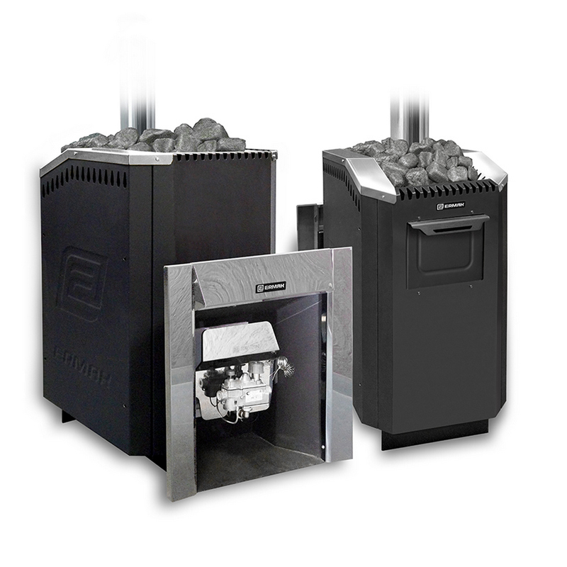 Печь банная Уралочка 30  газо-дровяная 