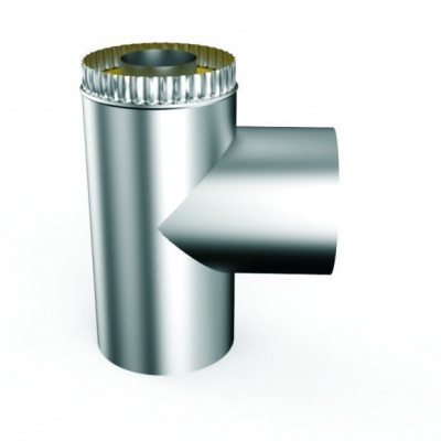 Тройник d=150/220  нерж-оцин проходной СП