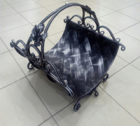 Кор - Дровник Д- 1 большой (серебро)