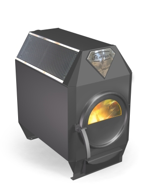 Печь отопительная Stoker TERMO 100-C (стекло) – длительного горения