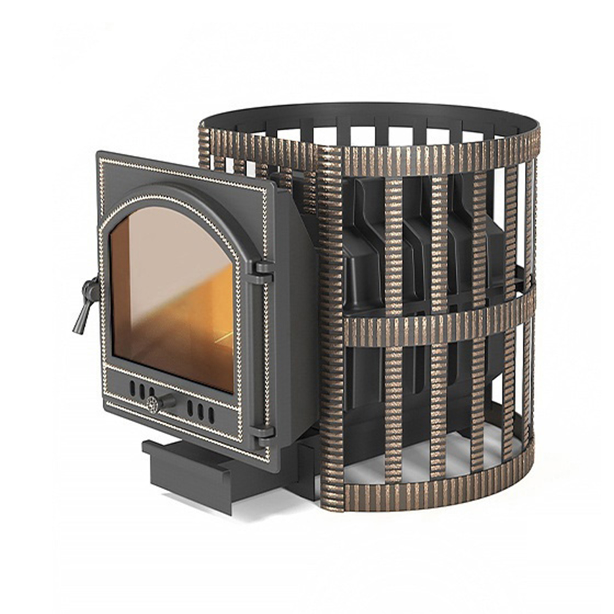  Печь ВЕЗУВИЙ Легенда Ретро Ковка 24 (205)