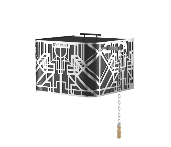 Обливное устройство EVEREST BLACK "GALAXY" INOX 15л