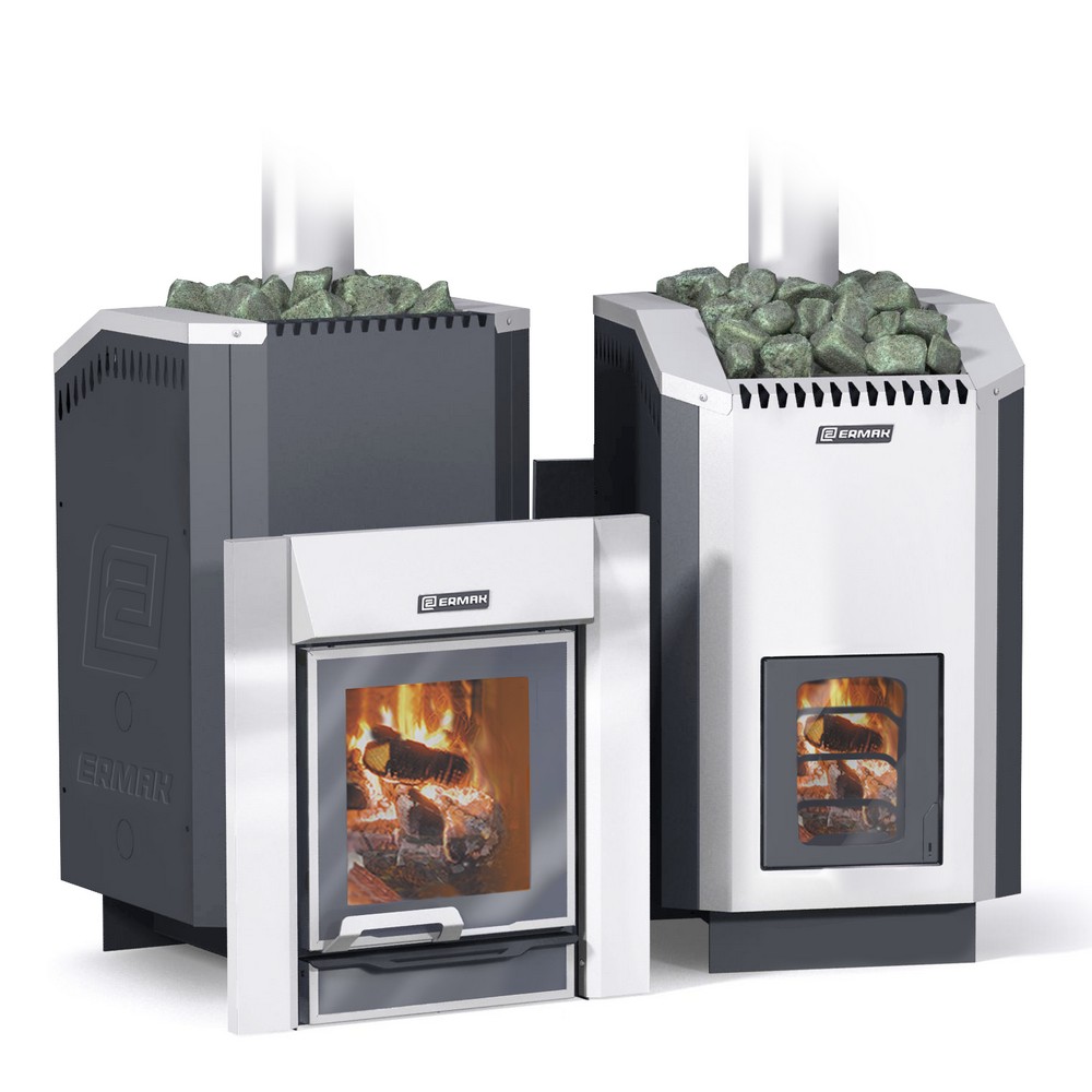 Печь банная ERMAK 24 Люкс (нержавеющая сталь)