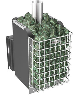 Сетка каменка 12L/40кг блестящий цинк