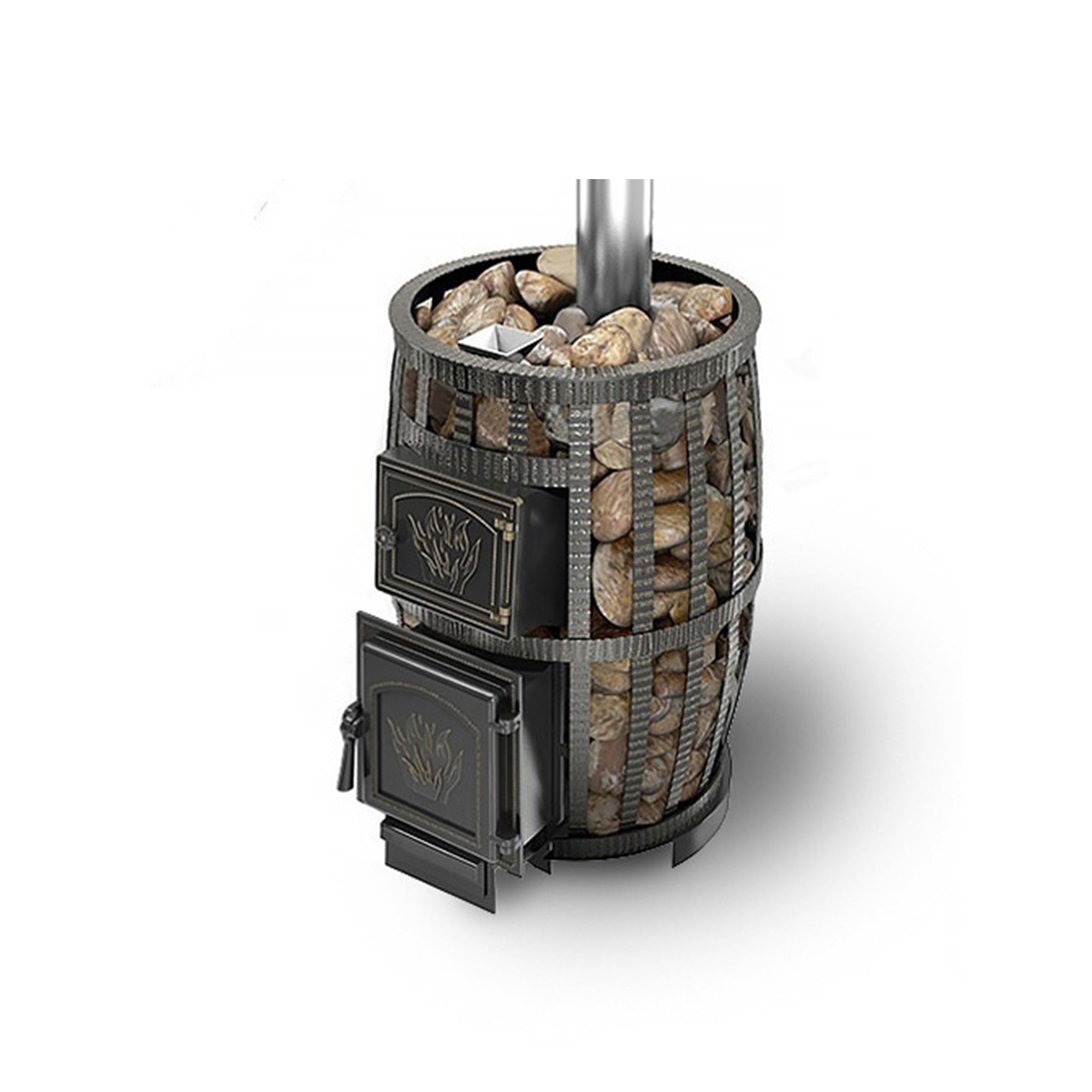  Печь ВЕЗУВИЙ Легенда Русский пар Ковка 24 (271) без выноса