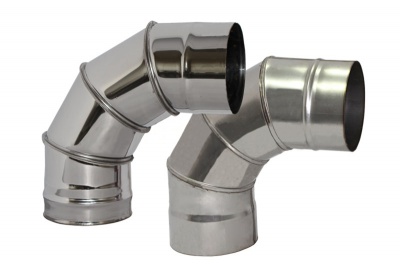 Колено G=90 d=130 нерж 1 мм МК