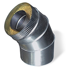 Колено G=45 d=200/270 К нерж/нерж 1мм СМ 